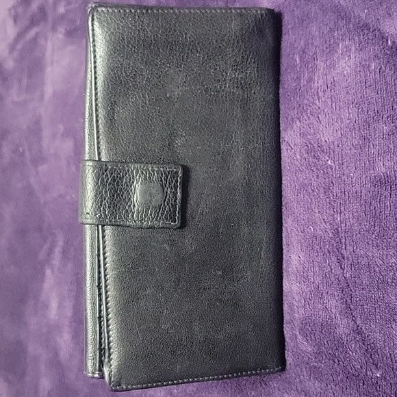 Yves Saint Laurent Studded Black Wallet Clutch - Picture 2 of 11